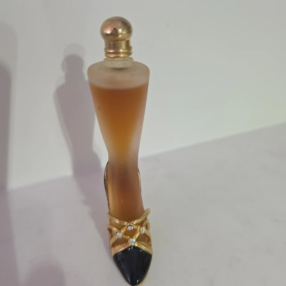 Vintage Jeweled Boot Frosted Caswell Massey Casma Stepping Out Miniature Purfume